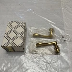 Baldwin 5108-003-LMR + Rmr Door Lever Set Lifetime Polished Brass Nos $300. Fixed Price $140.00.