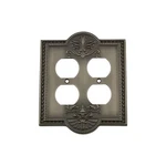 Nostalgic Warehouse Meadows Antique Pewter Wall Plate Outlet Cover 80 Characters. Fixed Price $35.59.