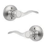 Probrico Pack Of Two Door Lever For Left&right Dummy, Satin Nickel. Fixed Price $31.99.