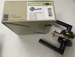 Taymor 30-D006434BRN Lever Passage Door Handle Bronze Vega Style. Fixed Price $8.00.