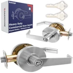 Oakmoore Commercial Entry Door Handle Grade 2 Ultra Heavy Duty Lockset Keys. Fixed Price $129.29.