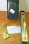 Grandeur Carre Vintage Brass Dummy Door Handles (849924). Fixed Price $91.08.
