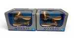 2-PACK Schlage FA40 Chp 612 Flair Satin Bronze Privacy Bed & Bath Door Levers. Fixed Price $44.95.
