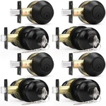Probrico Entry Door Knobs And Single Cylinder Deadbolt Lock Combo Set, Keyed. Fixed Price $71.95.