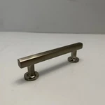 Emtek Freestone 3-1/2" Ctc Cabinet Pull Satin Brass 86453US4. Fixed Price $6.00.