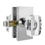 Dllween Crystal Door Knobs, Glass Interior, Polished Chrome Passage. Fixed Price $65.87.