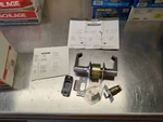 New Box Schlage A40S 626 Lever Lockset Privacy Handle Satin Chrome. Fixed Price $99.99.