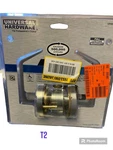 Universal Hardware Cylindrical Privacy Bed/bath Lever Satin Chrome Grade 2. Fixed Price $32.98.