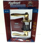 Kwikset Maximum Security Hall & Closet Lever Polished Brass. New. Fixed Price $27.90.
