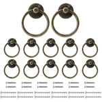 Jiozermi 12 Pcs Ring Drawer Cabinet Pulls, Durable Dresser Handles For Cabine.... Fixed Price $25.04.