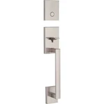 Kwikset San Clemente Dummy Handleset, Exterior Only, Satin Nickel. Fixed Price $126.33.