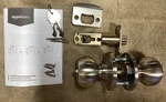 Amazon Basics Entry Privacy Passage Door Knob Set Silver Never Used. Fixed Price $29.50.