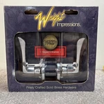 Wright Impressions Finely Crafted Solid Brass Keyed Entrance Door Handles. Fixed Price $24.00.