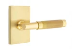 Emtek Select Privacy, Rectangular Rosette, T-bar Stem, Knurled Handle US4 Rh. Fixed Price $226.40.
