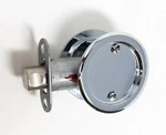 Emtek Round Tubular 2-1/2" Passage Pocket Door Pull, Polished Chrome. Fixed Price $24.69.
