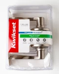 Kwikset Doorknob For Hall Closet, Balboa Satin Nickel, (92001-525) New. Fixed Price $10.00.