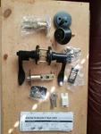 Berlin Modisch Entry Lever Door Handle Single Cylinder Deadbolt Lock Round. Fixed Price $32.99.