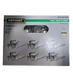 6 Defiant Tonebridge Nickel Black Hall & Closet Door Lever Passage Pack. Fixed Price $48.99.