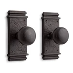 Signature Hardware 444620 Griggs Solid Bronze Privacy Door Knob Set With 23/8". Fixed Price $96.04.