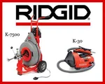 Ridgid Auto-clean K-30 Sink Machine (55808) & K-7500 Drum (60052). Fixed Price $5930.20.