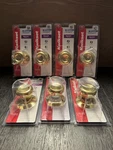 Kwikset 488T Cp, 94880-363 Dummy Knob Tylo Polished Brass, New (lot Of 7). Fixed Price $59.95.