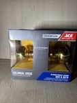 New Ace Colonial Knob 5238399 Polished Brass Interior Privacy-locking/bed & Bath. Fixed Price $10.00.