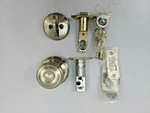 Schlage F59GEO619 Georgian Single Cylinder Interior Knob Lock Only Satin Nickel. Fixed Price $30.78.