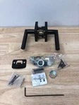 Kwikset Milan Privacy Door Lever With Square Rose - Venetian Bronze. Fixed Price $44.09.