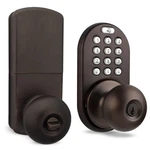 Milocks TKK-02OB Digital Door Knob With Electronic Keypad, Oil Rubbed Bronz. Fixed Price $174.99.