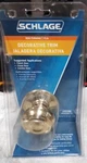 Schlage Non-turning Decorative Trim Door Knob Bright Brass FINISH#F170 GEO605. Fixed Price $16.52.
