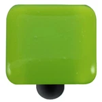 Hot Knobs HK1018-KB Transparent Spring Green Square Glass Cabinet Blac.... Fixed Price $25.20.