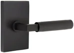 Emtek 5052.LS.KN.RH Knurled L-square Right Handed Non-turning Black. Fixed Price $221.60.