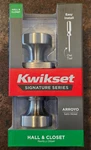 Kwikset Arroyo Interior Passage Hall/closet Non-locking Door Knob Satin Nickel. Fixed Price $14.95.