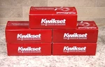 Five (5) Kwikset Ultramax 97300-684 Hancock Privacy Antique Brass Doorknobs New. Fixed Price $50.00.