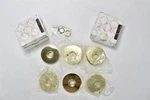 Vintage Of 3 Pairs Baldwin Polished Brass Door Knob Rosettes #09062. Fixed Price $25.00.