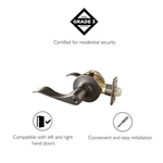 Design House Stratford Metal Entry Door Knob In Oil Rubbed Bronze. Fixed Price $49.31.