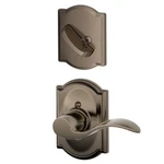 Schlage F59ACC620CAMLH Lock Company Accent Left Handed Interior Pack Lever Set W. Fixed Price $118.05.