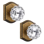 Clctk Crystal Glass Dummy Door Knob, Closet Bifold Handles Nonturn.... Fixed Price $68.73.