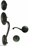 Oil Rubbed Bronze Door Handle Lever Knobs Privacy Passage Entry Keyed Locks. Fixed Price $72.99.