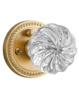 Sorwduerm 1 Pack Satin Brass Glass Door Knob Gold Interior Privacy Bedroom Bathr. Fixed Price $74.01.