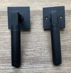 Emtek 5110US19.LSUS19.KNUS19.RH Knurled L-square Passage Door Lever *read*. Fixed Price $74.99.