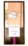 New Baldwin Prestige Tobin Satin Nickel Right-handed Door Knob Lever 93510-004. Fixed Price $11.99.