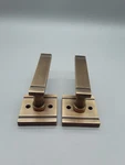 Solid Brass Interior Door Set - Lever Handle Dummy Right. Fixed Price $30.00.