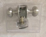 Schlage Plymouth Door Knob Passage Closet Key Silver Univeral Hall Interior. Fixed Price $5.99.