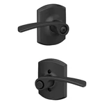 Schlage Merano Privacy Door Lever Set, Decorative Greenwich Trim F40 622 Grw. Fixed Price $24.99.