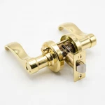 Bgw 837BK-PB Interior Lever Handle Door Lock Set With Push Bathroom/bedroom. Fixed Price $15.99.