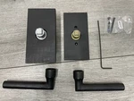 Baldwin FDTUBCFR190 Dummy Door Lever Set - Satin Black *read*. Fixed Price $64.99.