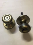 Kwikset Tylo Privacy Door Handle Antique Brass Knob. Fixed Price $12.99.