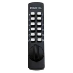 Lockey C-150-JB Mechanical Keyless Surface Mount Hook Bolt Black. Fixed Price $75.00.
