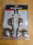 Kwikset Polo Keyed Entry Door Knob & Deadbolt Lock Satin Nickel 96900-320. Fixed Price $17.99.